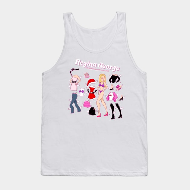 Regina - Mean Girls - Paper Doll Tank Top by themunchkinboutique